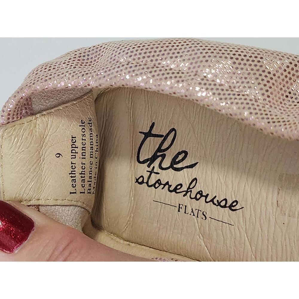 The Stonehouse Pink Sparkly Ballet Flats - Size 9 - Picture 2 of 10